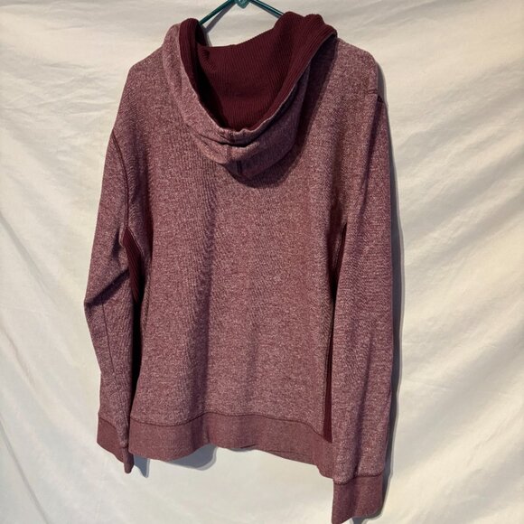 Express Women's Berry Zip Up Sweatshirt Size XL - PreOwned - Picture 8 of 8